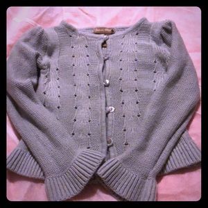 Eyelet sweater